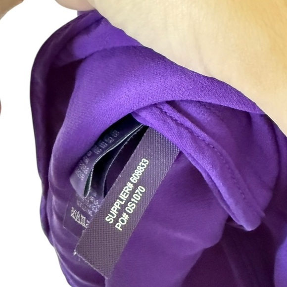 Ralph Lauren Purple Label Purple Sleeveless Top - Picture 5 of 6